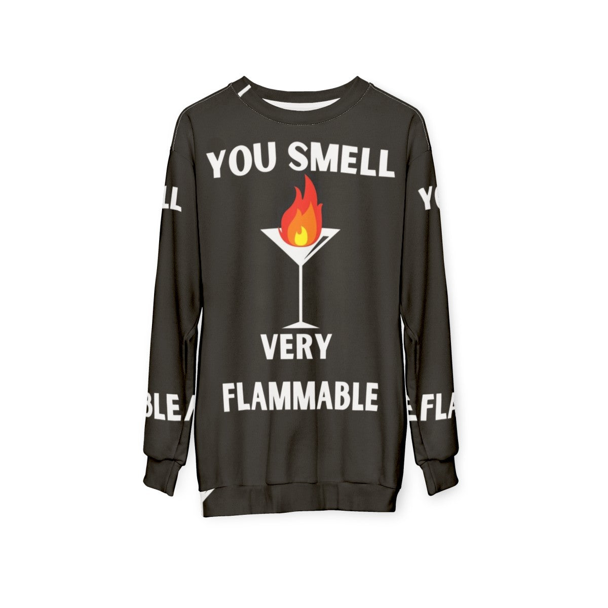 "You Smell Very Flammable" David Rose Quote Schitt's Creek Sweatshirt - hanging