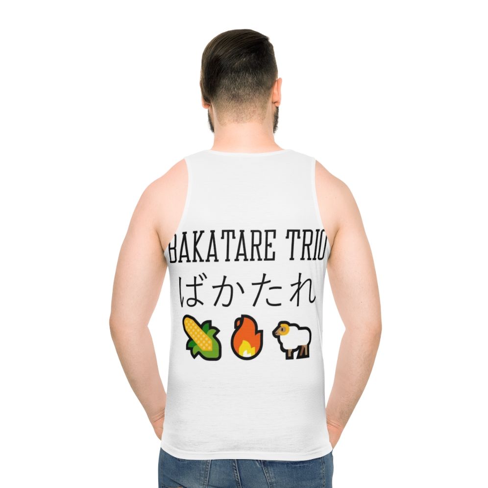 Hololive Bakatare Trio Unisex Anime Tank Top - men back