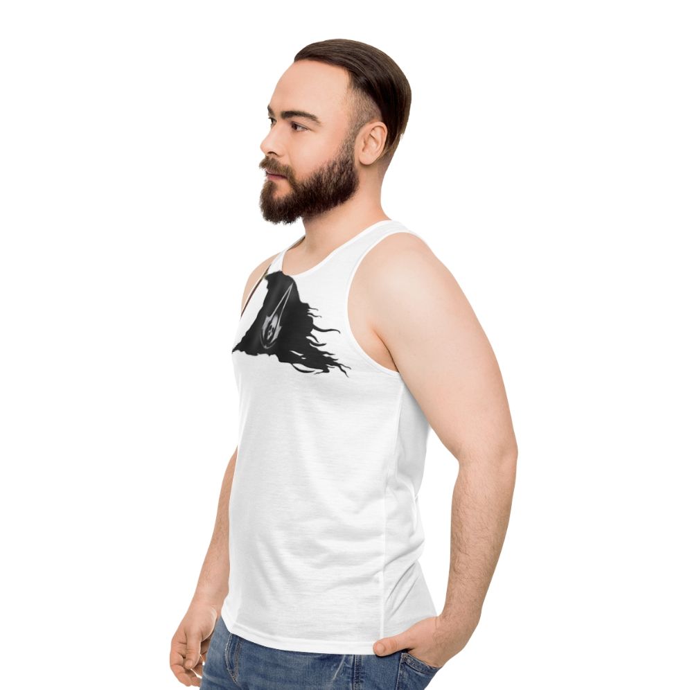 Assassin's Creed Black Flag Pirate Flag Unisex Tank Top - men side