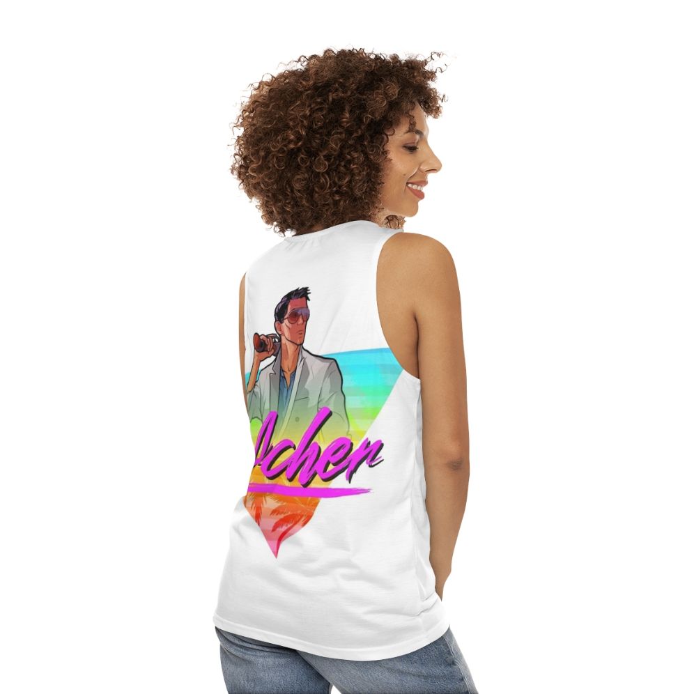 Archer Vice 80s Unisex Tank Top - women back