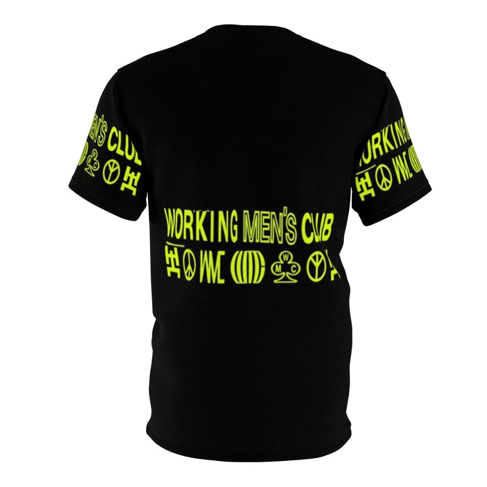 Indie music graphic t-shirt with working men's club design for music enthusiasts - Back