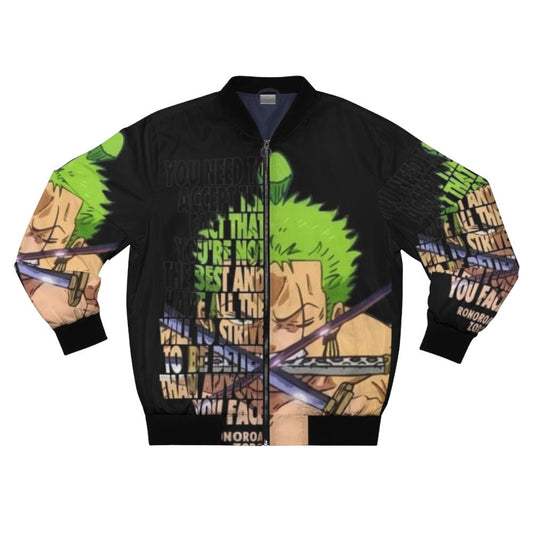 Anime Manga Quote Bomber Jacket with Trending Design