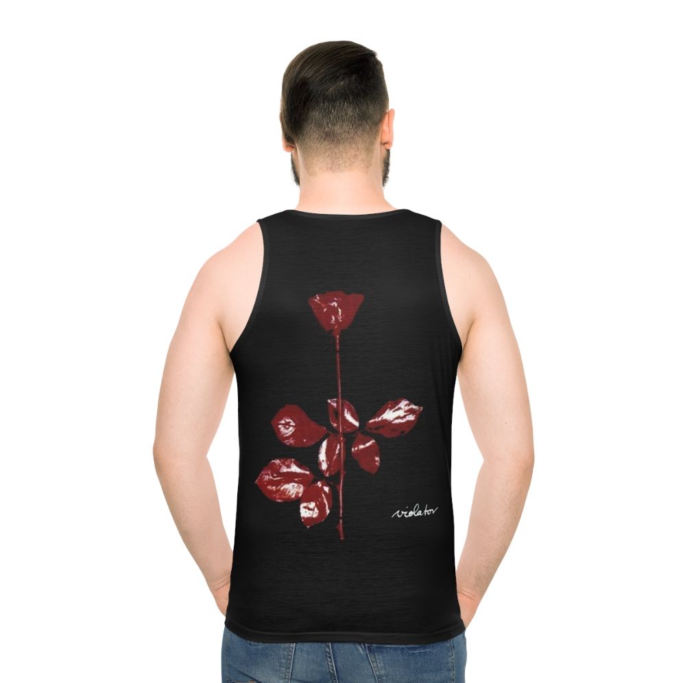 Unisex Violator Graphic Tank Top - men back