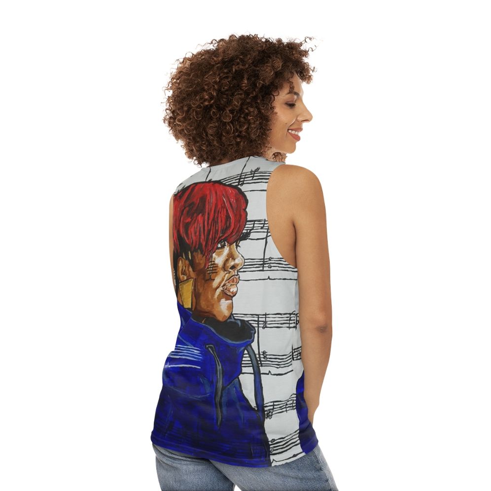 Rapsody Unisex Hip Hop Tank Top - women back