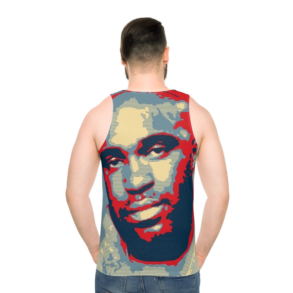 Unisex tank top in a casual design - men back