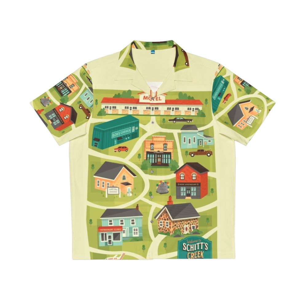 Schitt's Creek Town Map Hawaiian Shirt