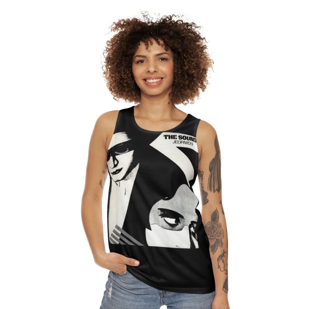 Unisex alternative rock tank top - women