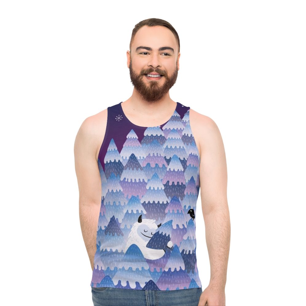 Tree Hugger Monster Unisex Night Tank Top - men