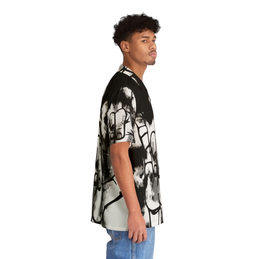 I Love You ASL Hawaiian Shirt Featuring Deaf Culture Symbols - People Pight