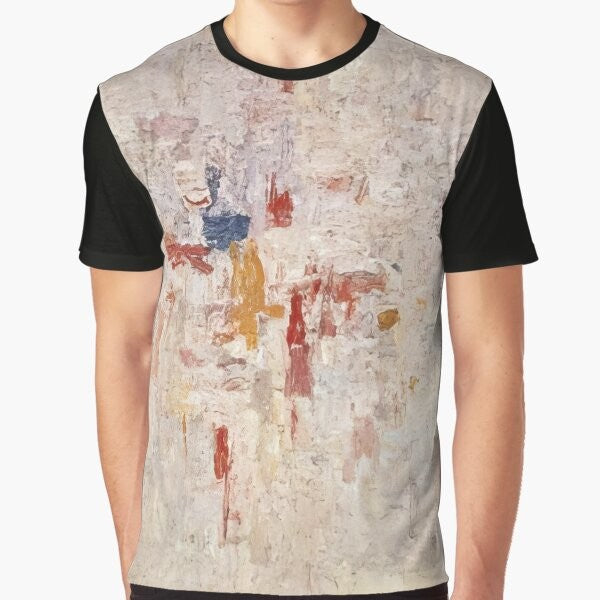 Philip Guston abstract expressionist painting "Painting No. 9 1952" printed on a graphic t-shirt