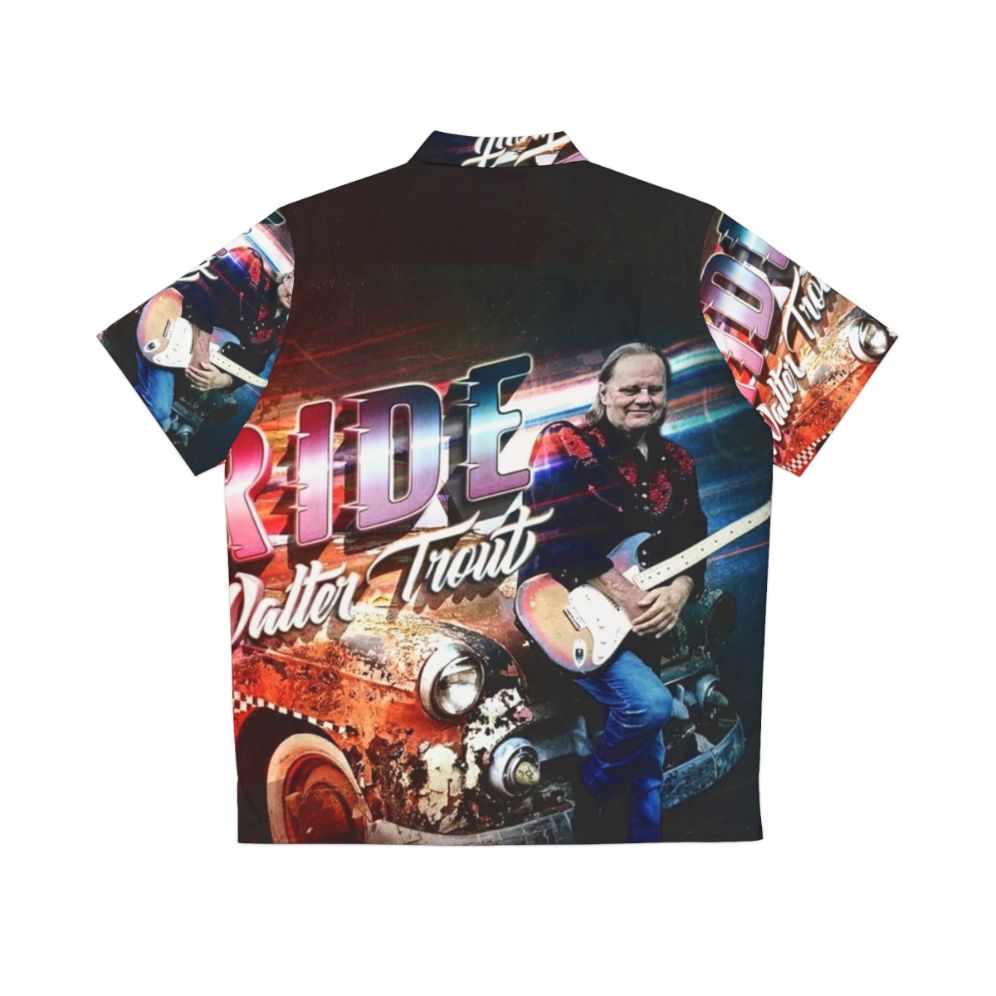 Walter Trout Hawaiian Shirt - Vintage-Inspired Concert Apparel - Back