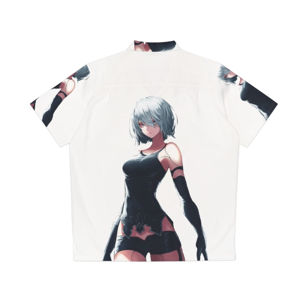 Yorha Type A No 2 Nier Automata Hawaiian Shirt - Back