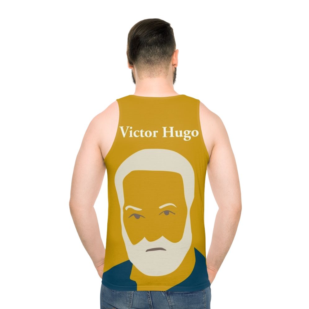 Victor Hugo Unisex Tank Top - men back