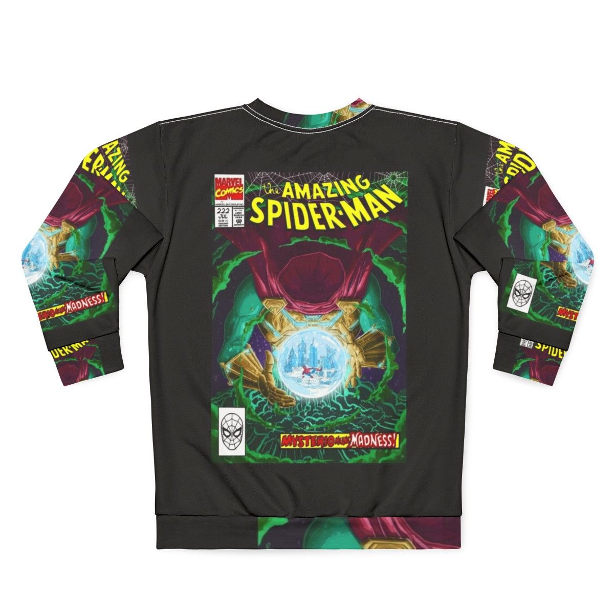 Marvel's Mysterio Means Madness Spiderman Sweatshirt - Back