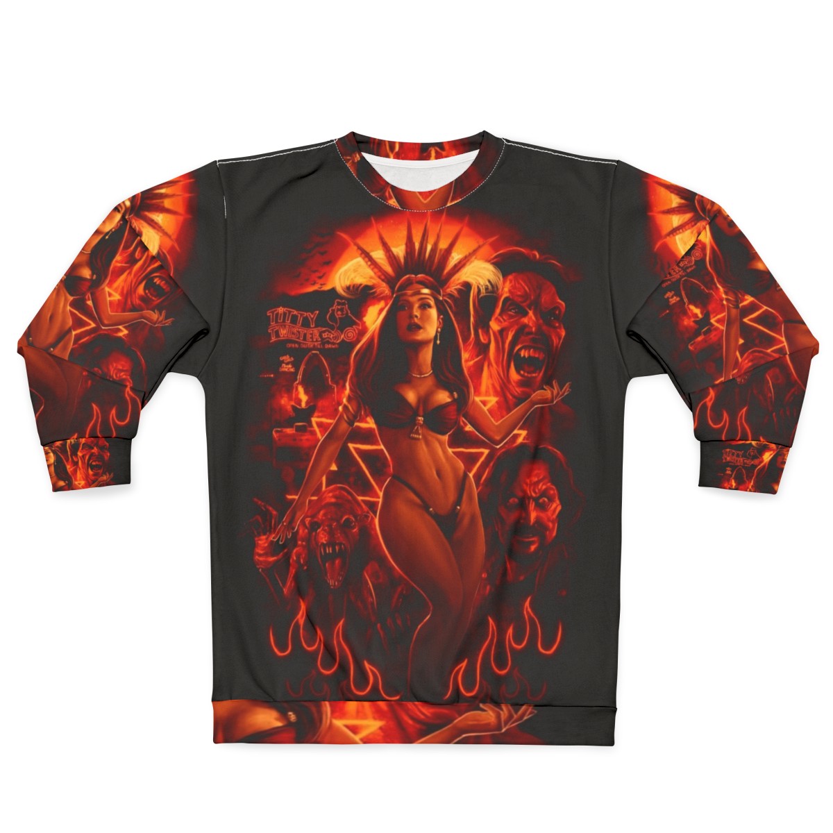 Satanico Pandemonium From Dusk Till Dawn Horror Sweatshirt