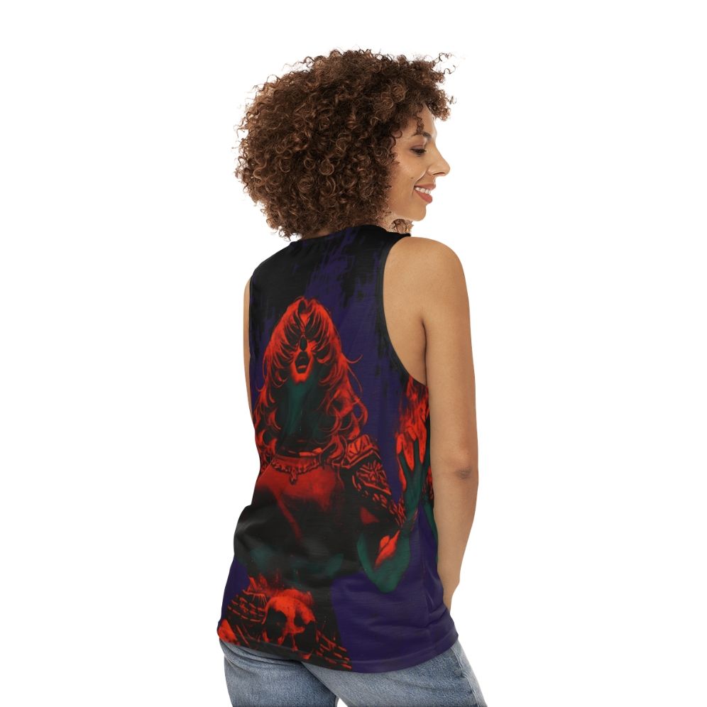 Fire Elemental Unisex Tank Top - women back