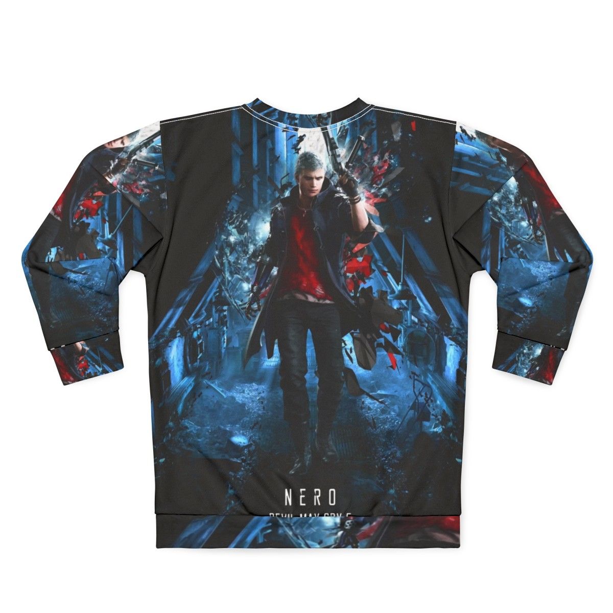 Devil May Cry 5 Nero Gaming Sweatshirt - Back