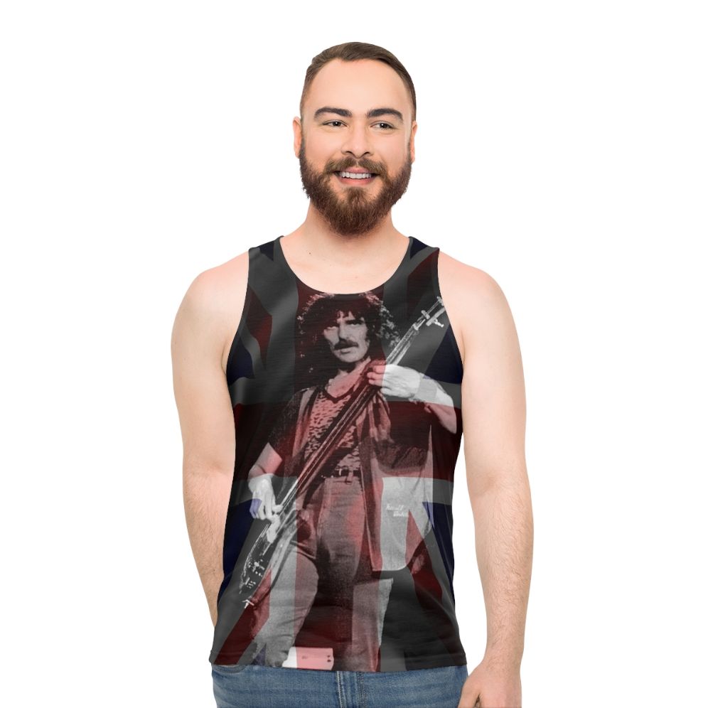 Union Jack Geezer Butler Unisex Tank Top - men