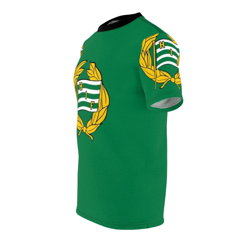 Hammarby football club inspired t-shirt featuring a bold all-over pattern - men left