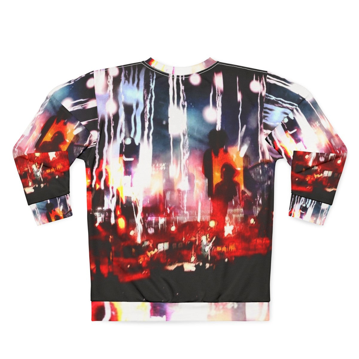 The Cure Robert Smith Goth Music Colourful Sweatshirt - Back