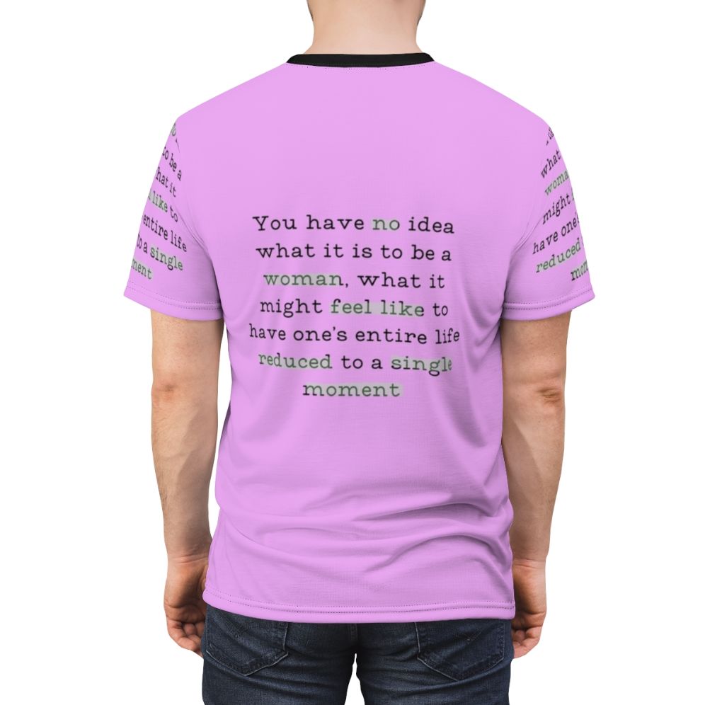 Bridgerton inspired t-shirt featuring a quote from the character Daphne Bridgerton - men back