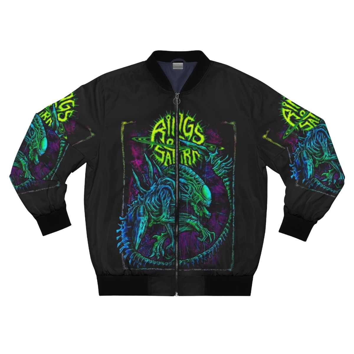 Rings of Saturn Xeno Heavy Metal Bomber Jacket