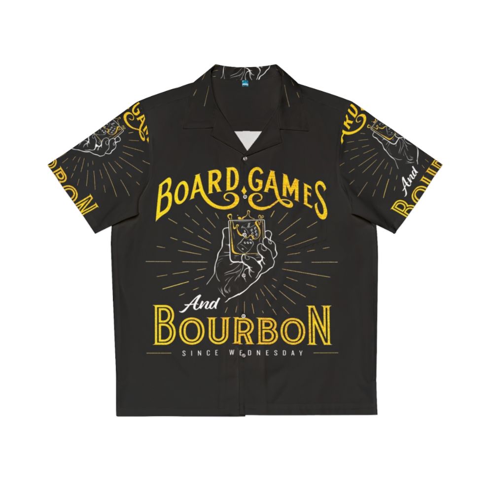 Board Games and Bourbon Hawaiian Shirt