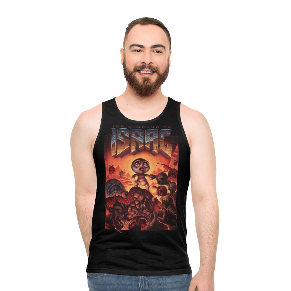 The Binding of Isaac Retro Gaming Unisex Tank Top - men