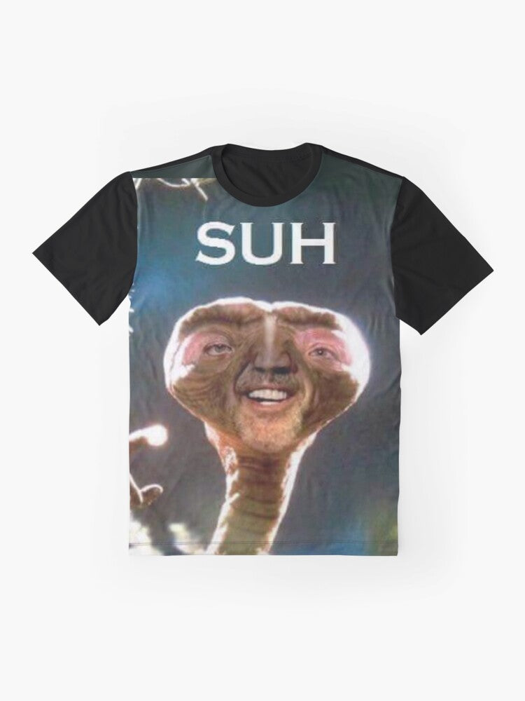 ET Suh Dude Meme Graphic T-Shirt - Flat lay