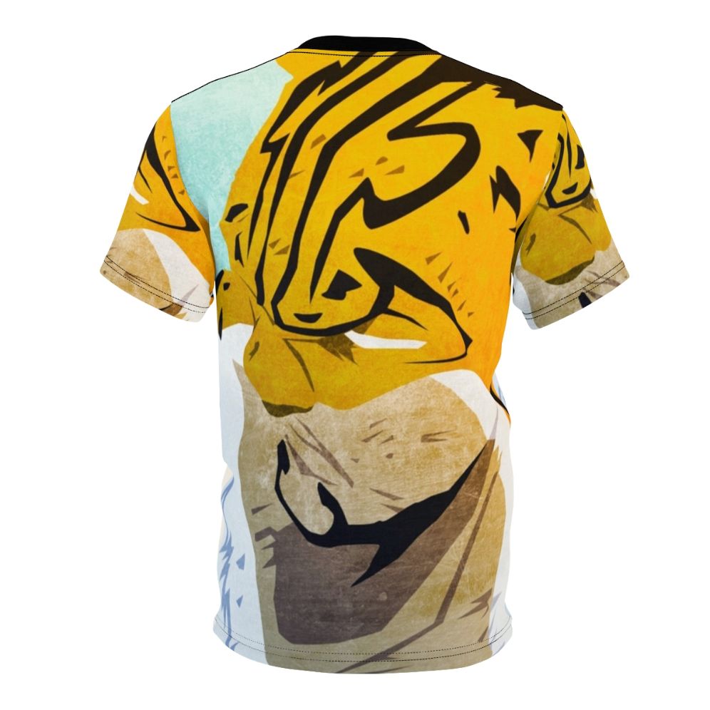 Stylish Leopard Zoan T-Shirt featuring a design inspired by the One Piece character Rob Lucci - Back