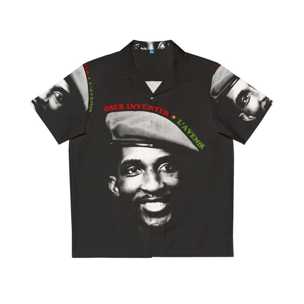 Thomas Sankara Hawaiian Shirt with African Inspired Design