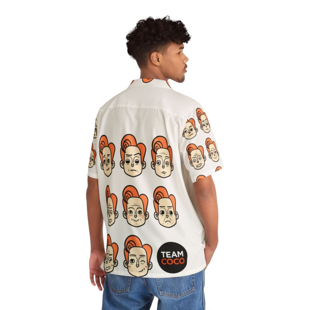 Conan Obrien Hawaiian Shirt with Conan Heads - People Back