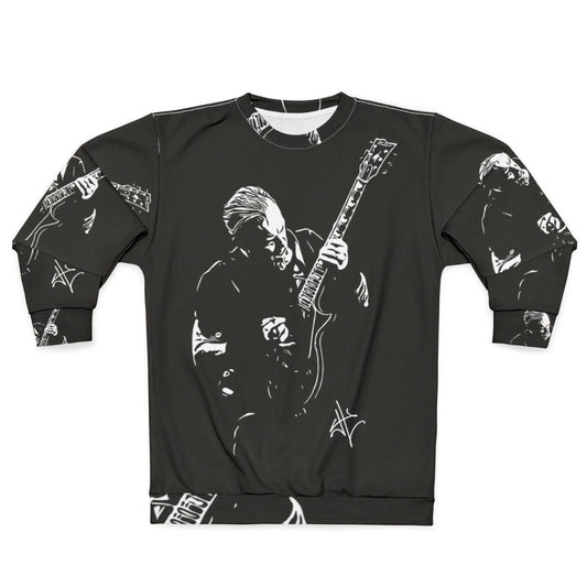 James Hetfield Vector Art Sweatshirt with Metallica Band Logo