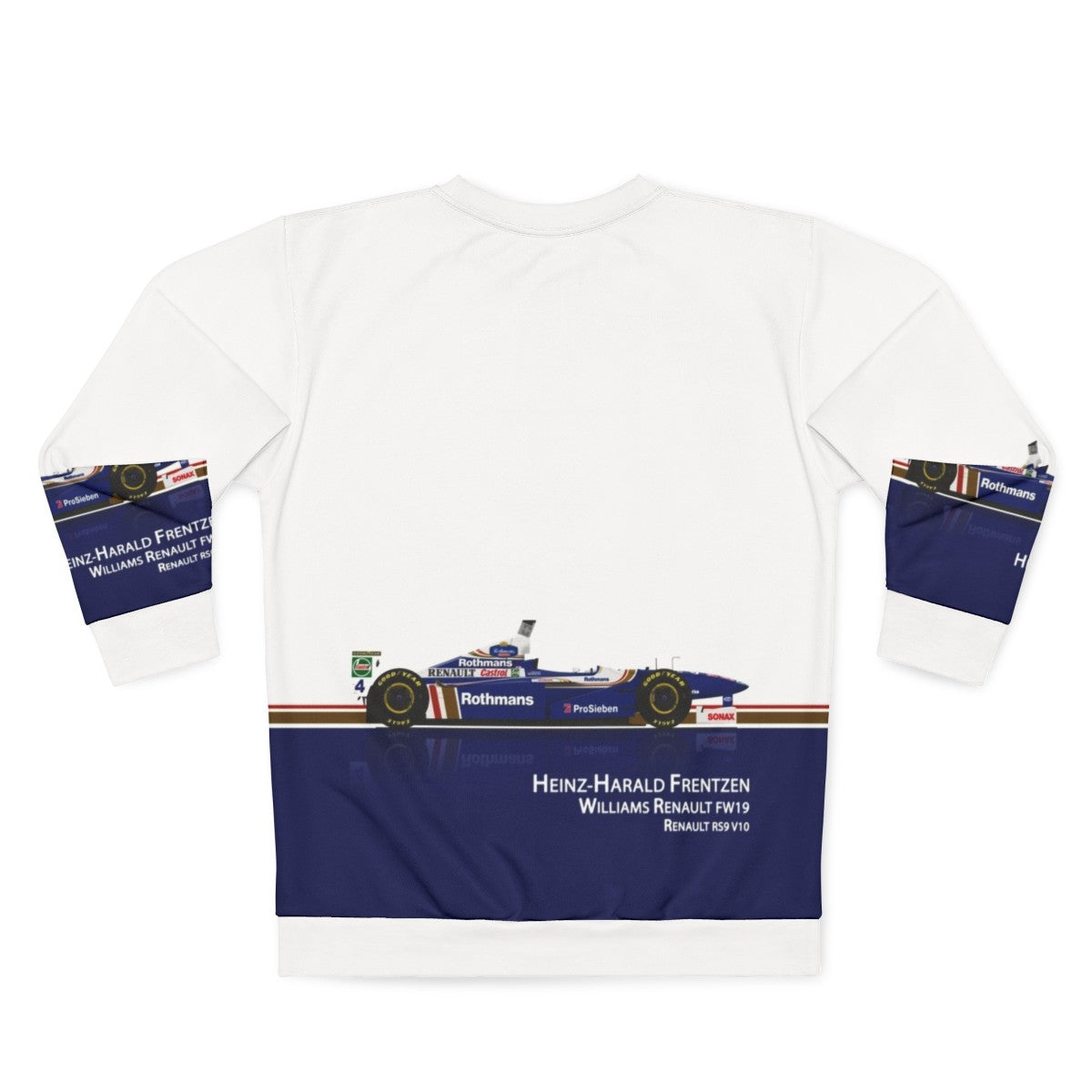 Heinz Harald Frentzen Williams FW19 Racing Sweatshirt - Back