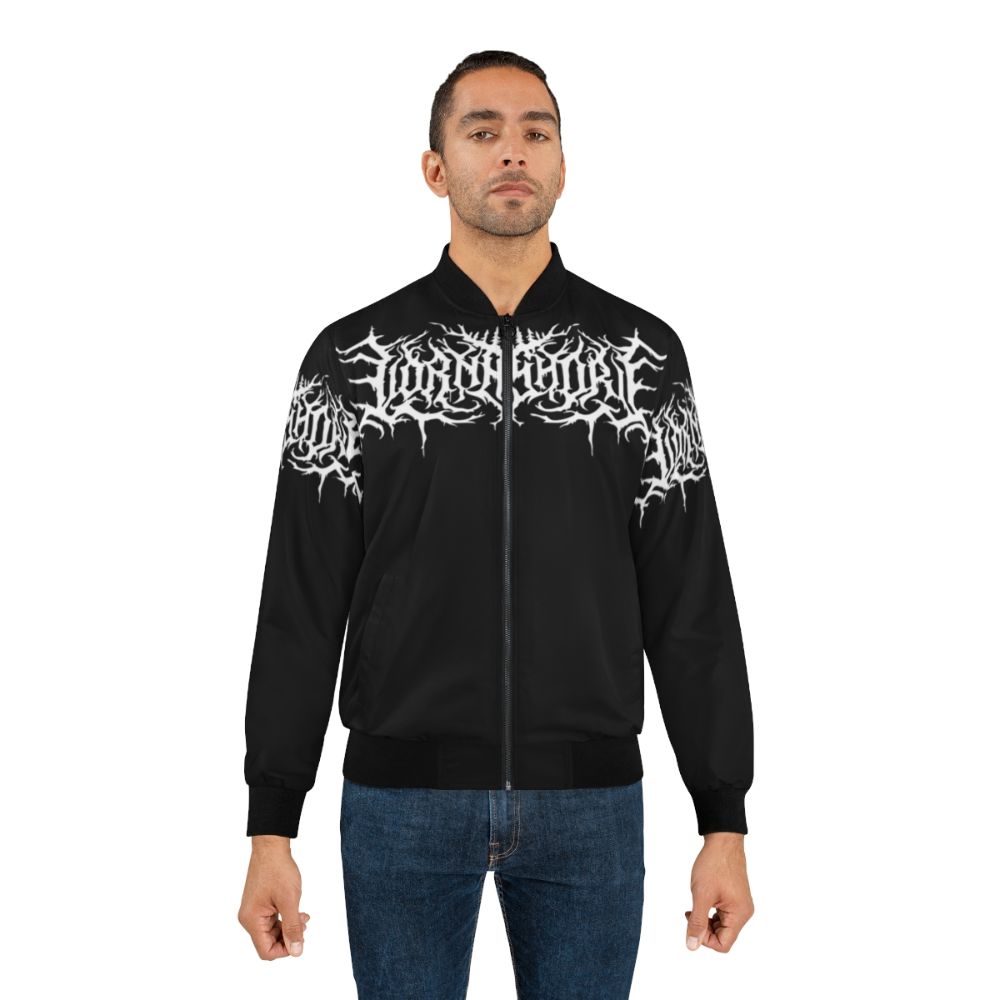 Lorna Shore Metalcore Bomber Jacket with Logo - Lifestyle