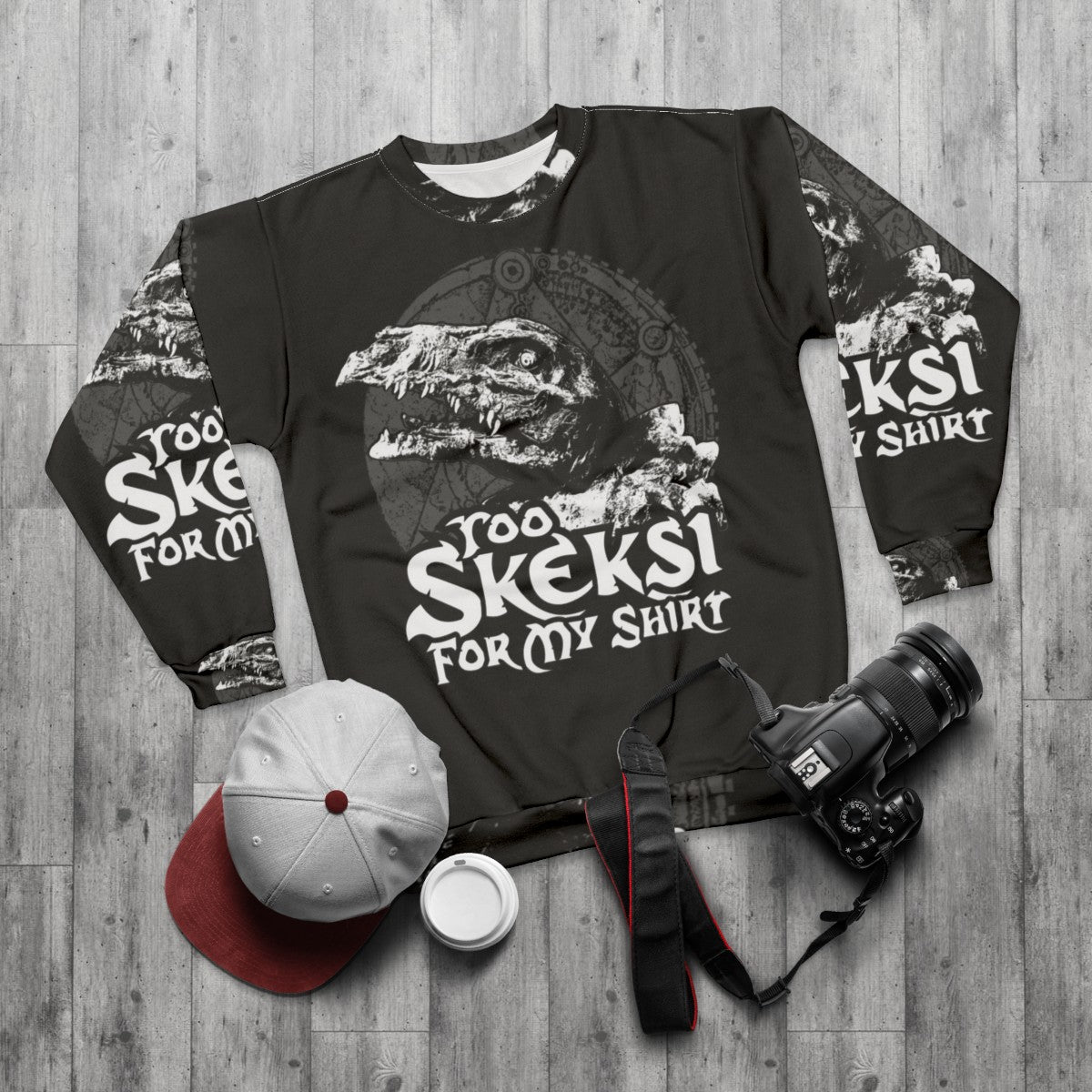 The Dark Crystal Skeksi Sweatshirt - flat lay