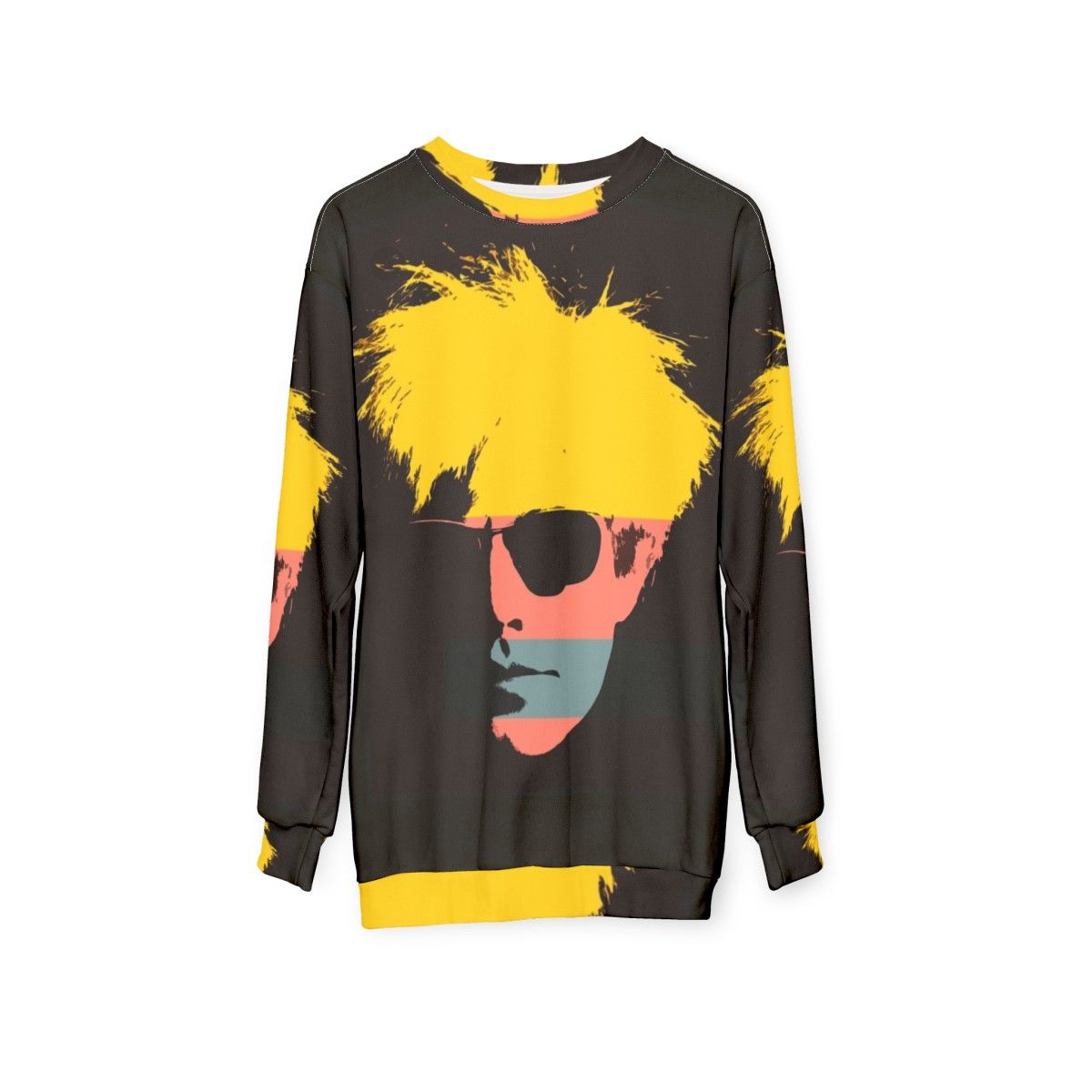 Andy Warhol Pop Art Graphic Sweatshirt - hanging