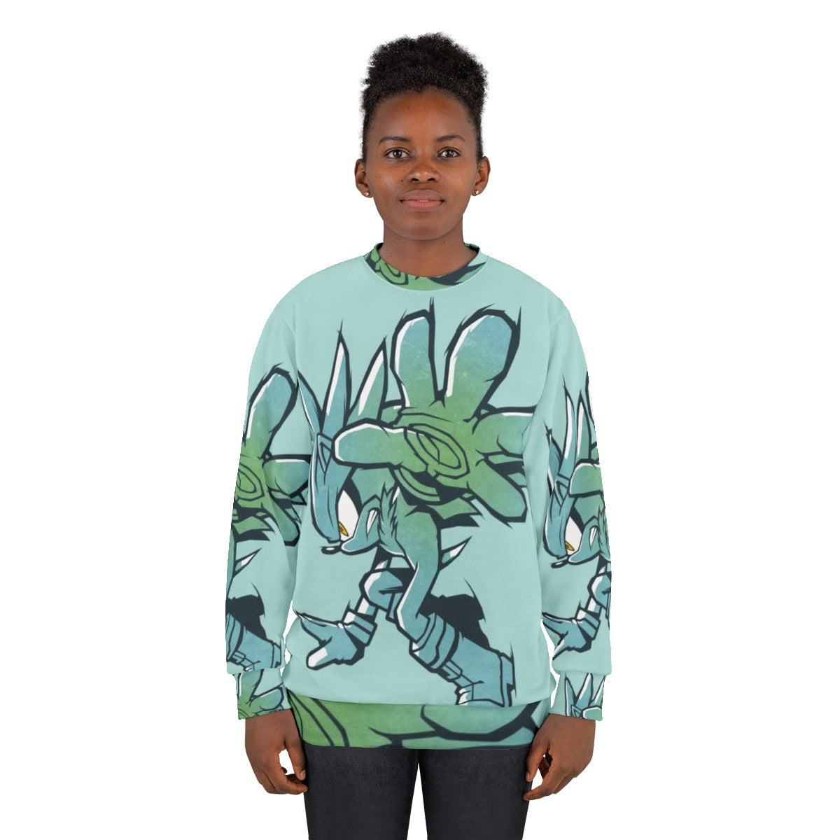 Silver Sonic the Hedgehog Sweatshirt - women