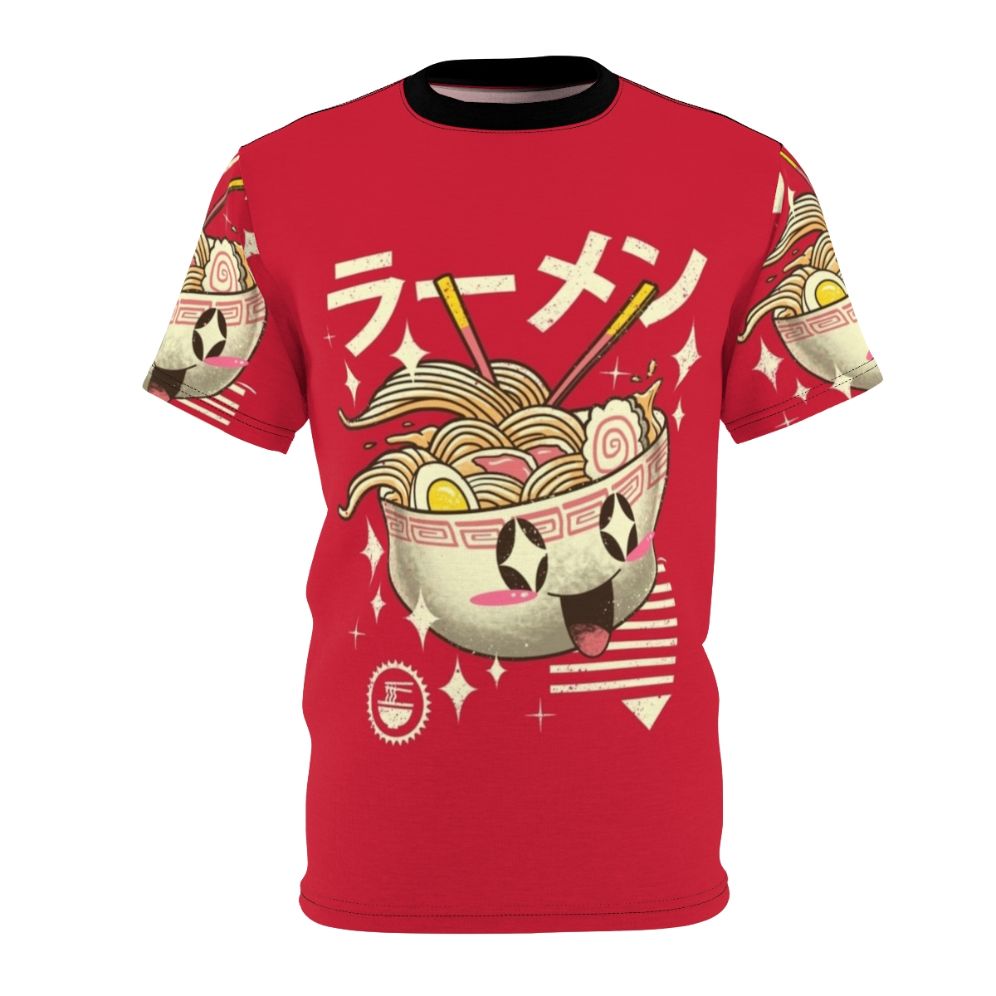 Kawaii ramen graphic design on a t-shirt