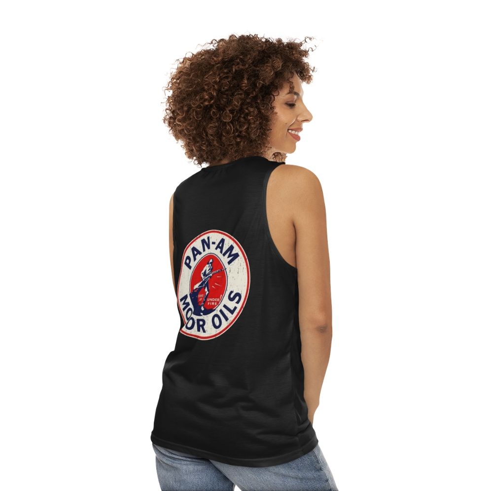 Pan Am Motor Oils Unisex Tank Top - women back