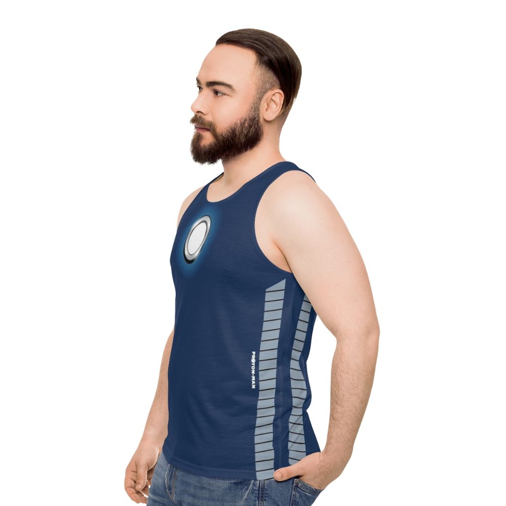 Proton Man Costume Adult Unisex Tank Top - men side