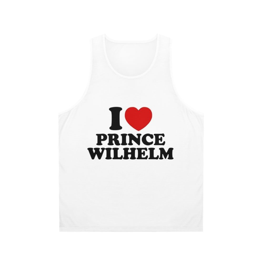 prince wilhelm young royals unisex tank top