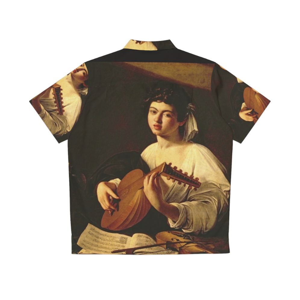 Caravaggio The Lute Player Hawaiian Shirt - Back