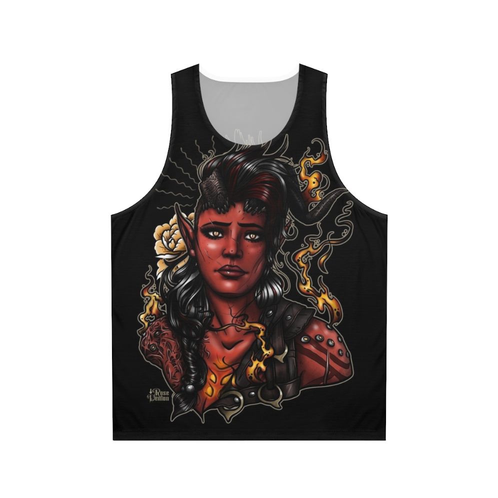 Baldur's Gate 3 Karlach Demon Unisex Tank Top