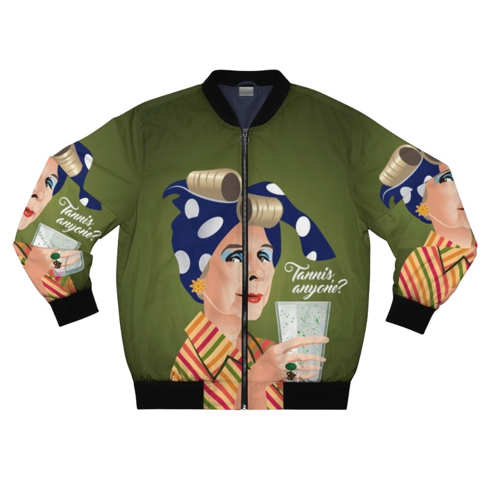 Minnie Mouse inspired women's bomber jacket with retro style