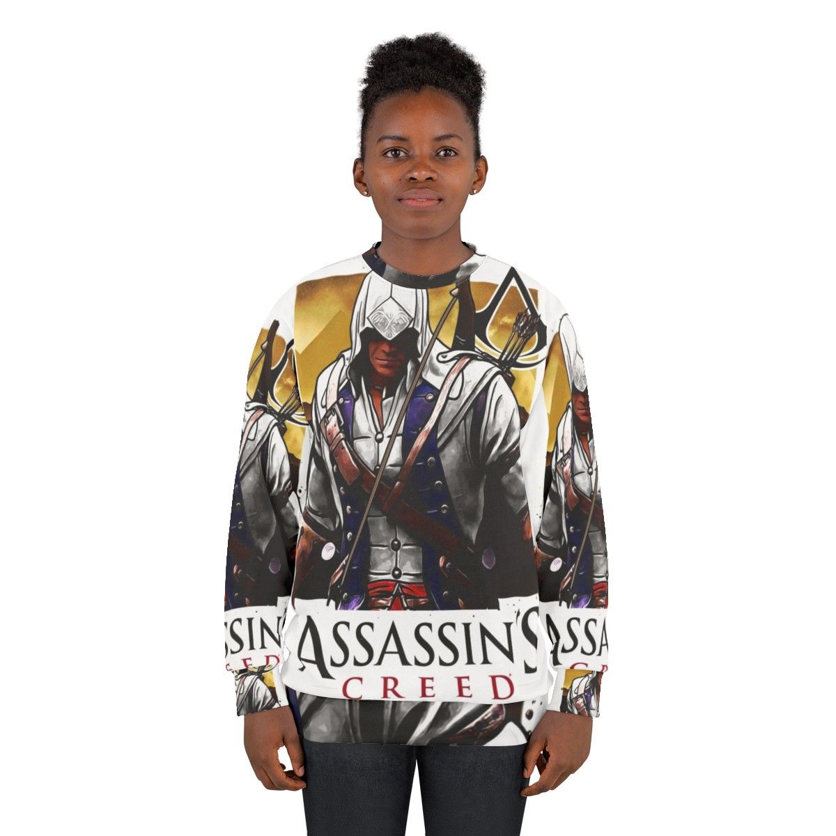 Assassin's Creed Sweatshirt 3 Featuring Iconic Assassin's Creed Symbols - women