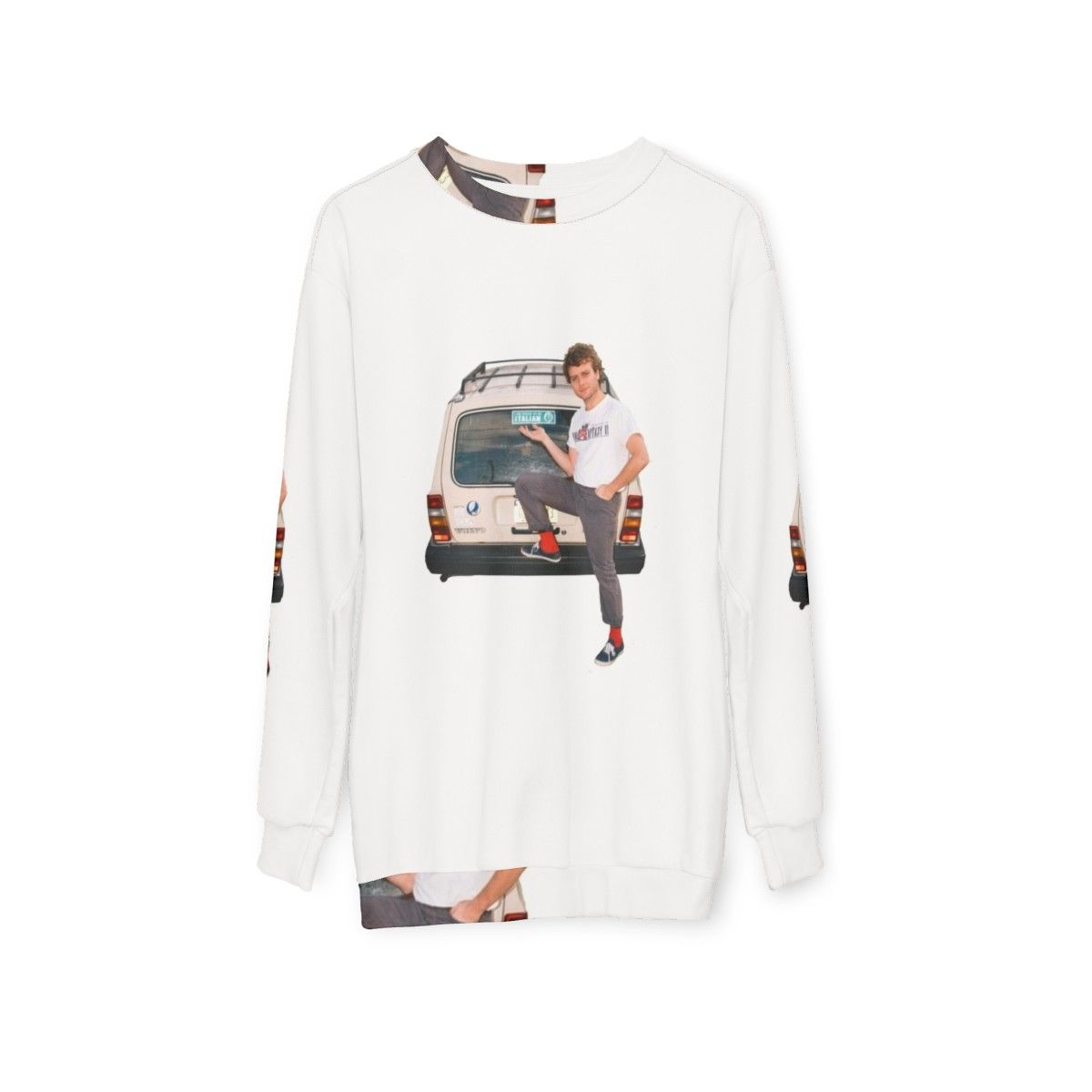 Mac Demarco Indie Rock Sweatshirt - hanging