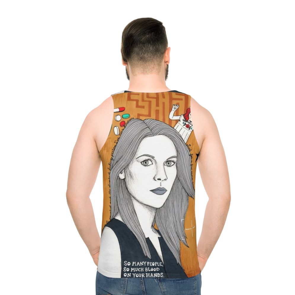 Carrie Mathison Homeland TV Show Tank Top - men back