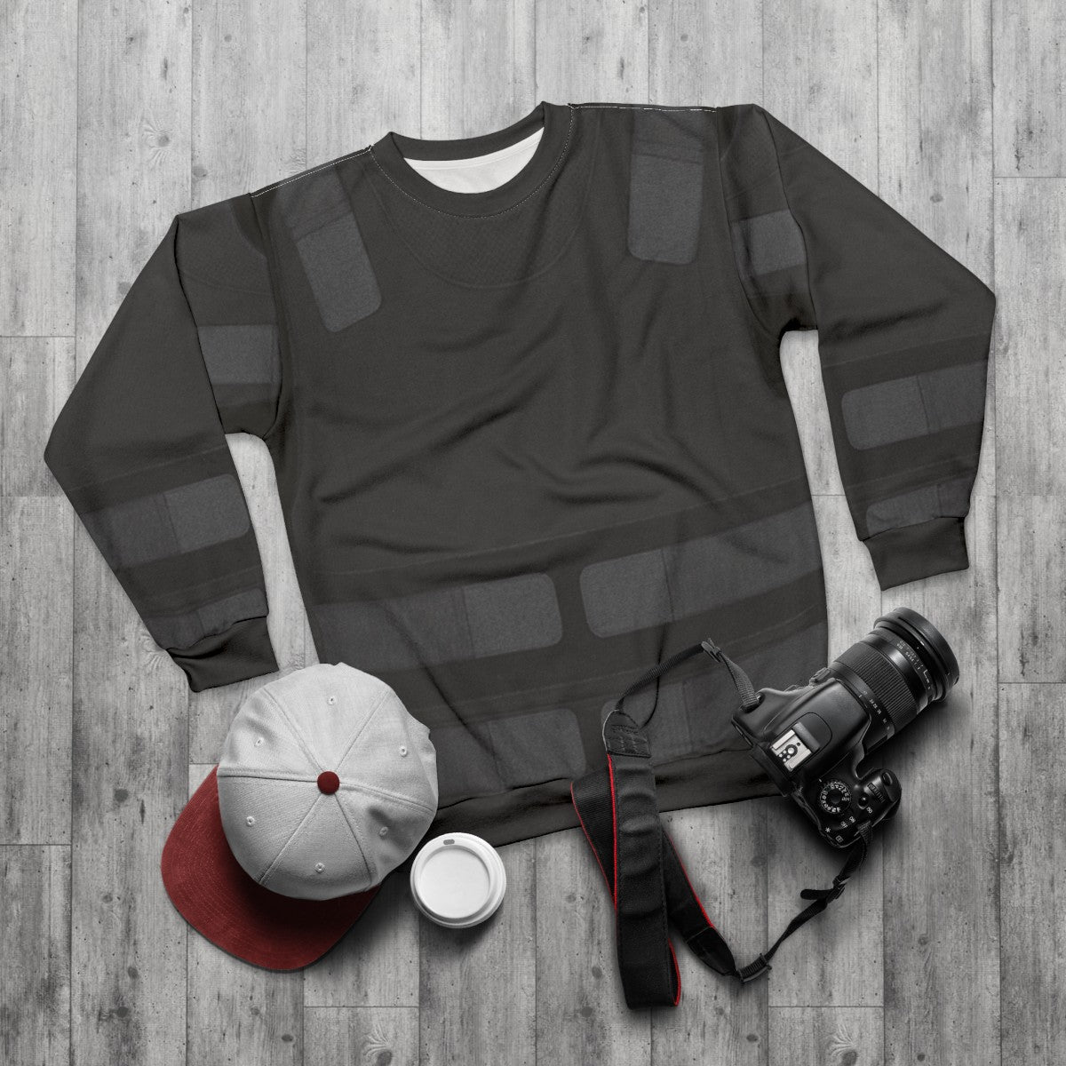 Bulletproof tactical sweatshirt - flat lay