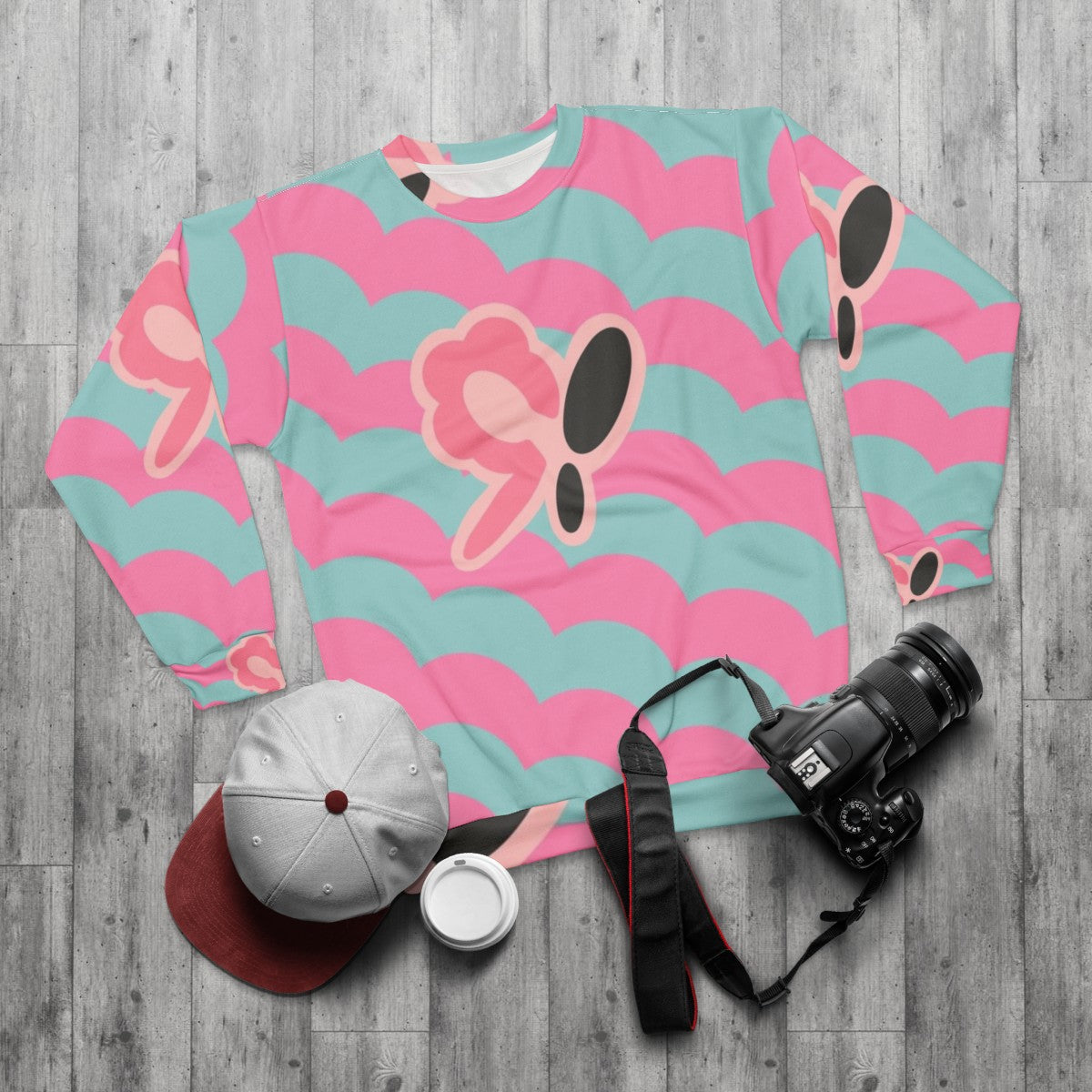 Galar Fairy Gym Pokemon Sweatshirt - flat lay